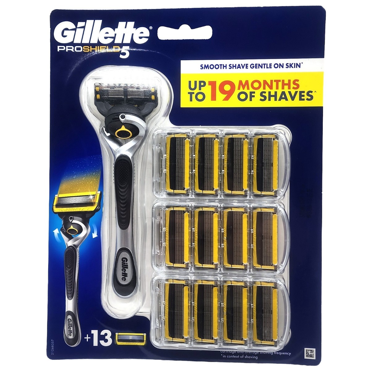 Gillette fusion ProShield 替刃37個 Gillette Fusion Proshield 5 Razor Handle With 13 Razor Blade