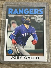 2021 Topps #86B-10 Joey Gallo 1986 Topps Baseball 35th Anniversary (Series 1)