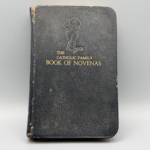 Vintage Catholic Family Book of Novenas 1956 Prayer Book Religion Gilded Edges￼