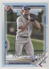 2021 Bowman Draft Sky Blue 138/499 Asa Lacy #BD-158 ut4