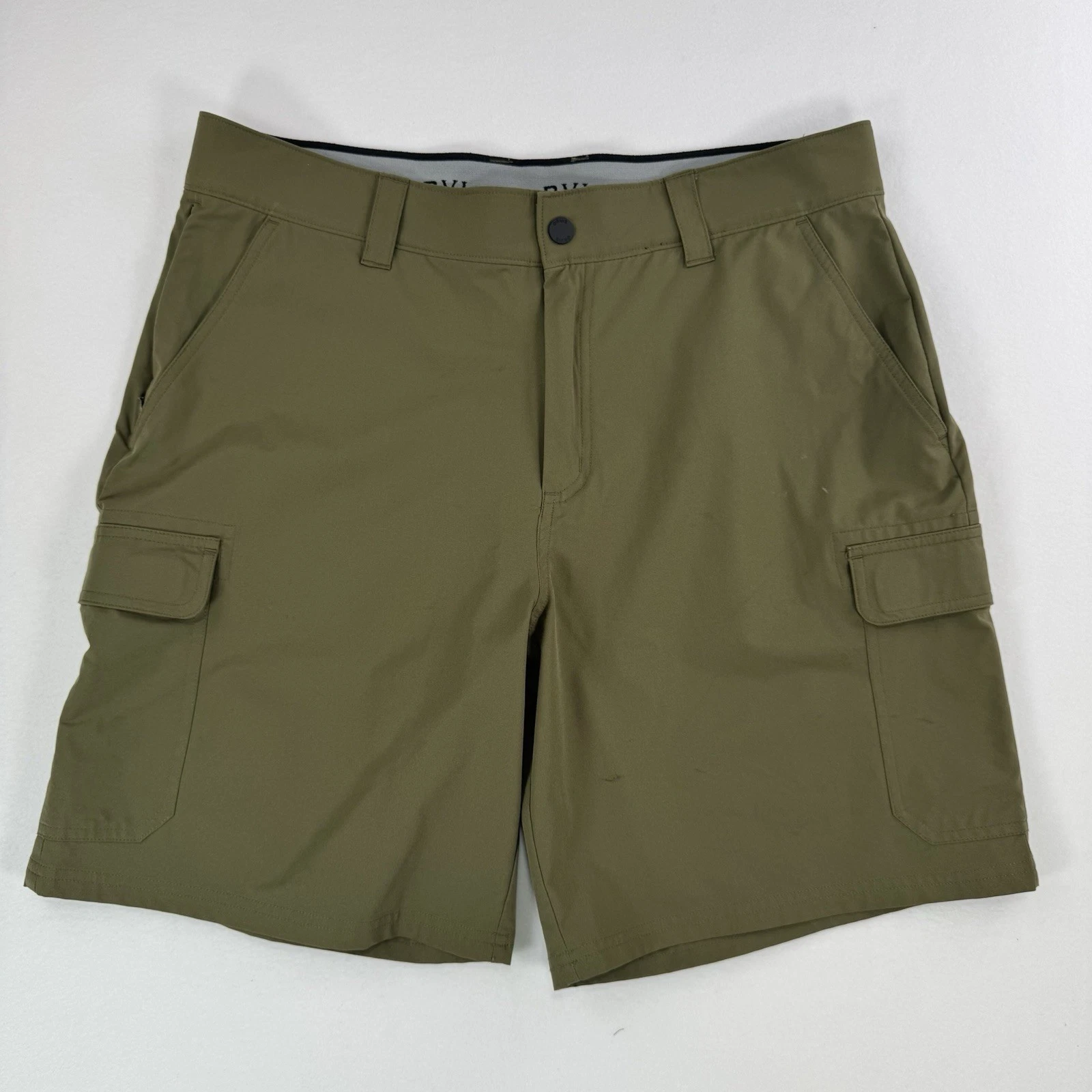 Orvis Mens Tech Shorts Green Size 38 Stretch Hiking Outdoor Utility Fishing READ