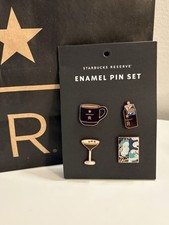 STARBUCKS RESERVE Siren & Coffee Enamel Pin S...