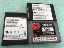 (Lot of 3) Mixed Brand 120GB - 128GB 2.5" SATA SSD Solid State Drive - HD1131A