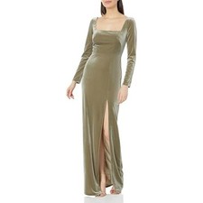 Jenny Yoo Womens Rachel Dress, Sage Green, Size 6