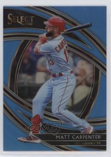 2020 Panini Select Premier Carolina Blue Prizm 33/35 Matt Carpenter #131 04br