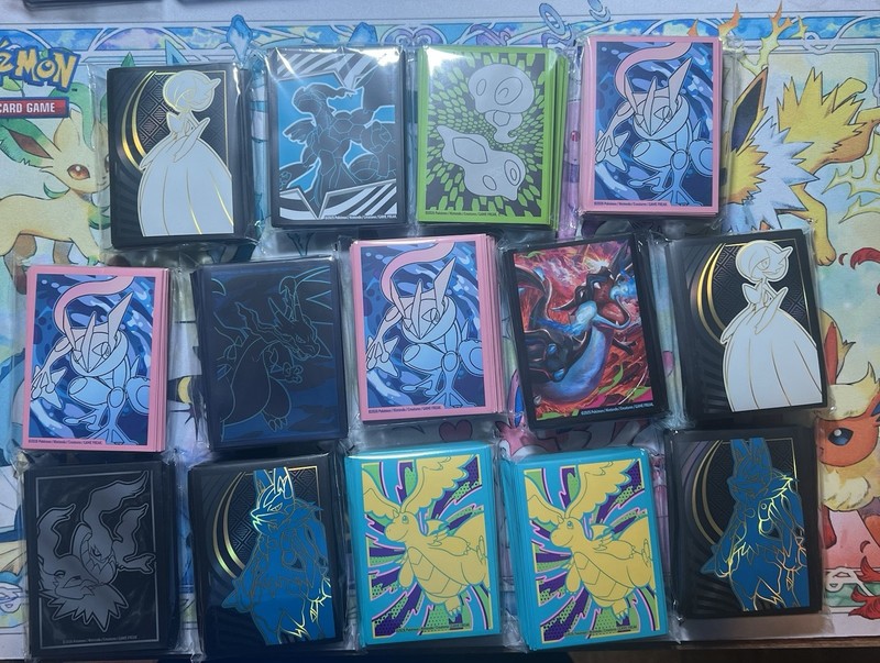 Premium Matte Pokémon TCG Standard Card Sleeves Lot of 14, Assorted Art