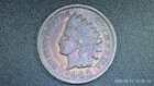 1902 INDIAN CENT FRESH FROM ORIGINAL COLLECTION - FANTASTIC MULIT COLOR TONING!