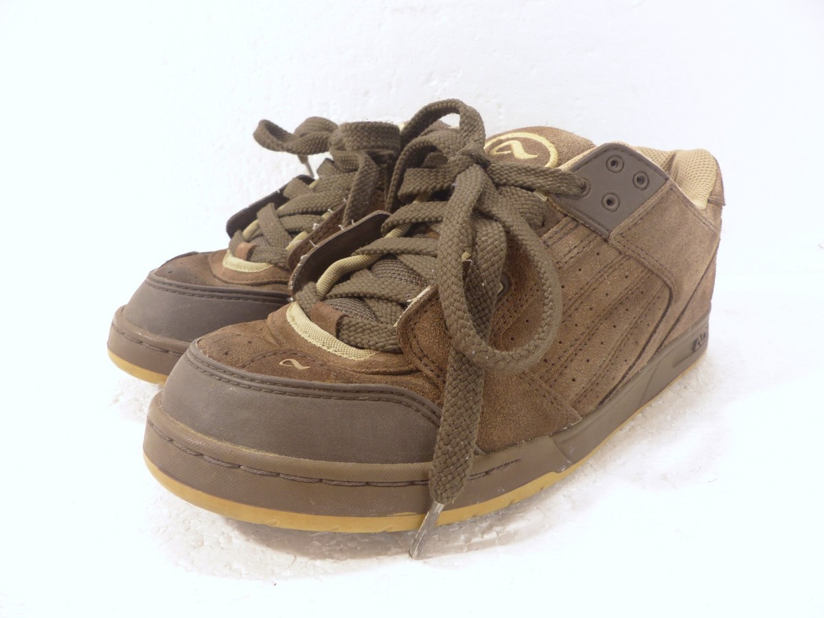 Vintage Y2K Men's ADIO TK-0412B Brown Suede Chunky Bam Skate Shoes