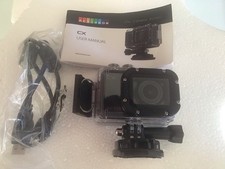 Activeon CX Action Camera Black Full HD 5.0 Megapixel Waterproof WiFi  NIB