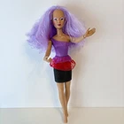JEM and The Holograms Shana Purple Hair VTG 1985 Doll Hasbro REDRESSED