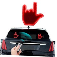 Middle Finger Car Light Glohand For Car Light Up Middle Finger For Car Rear B