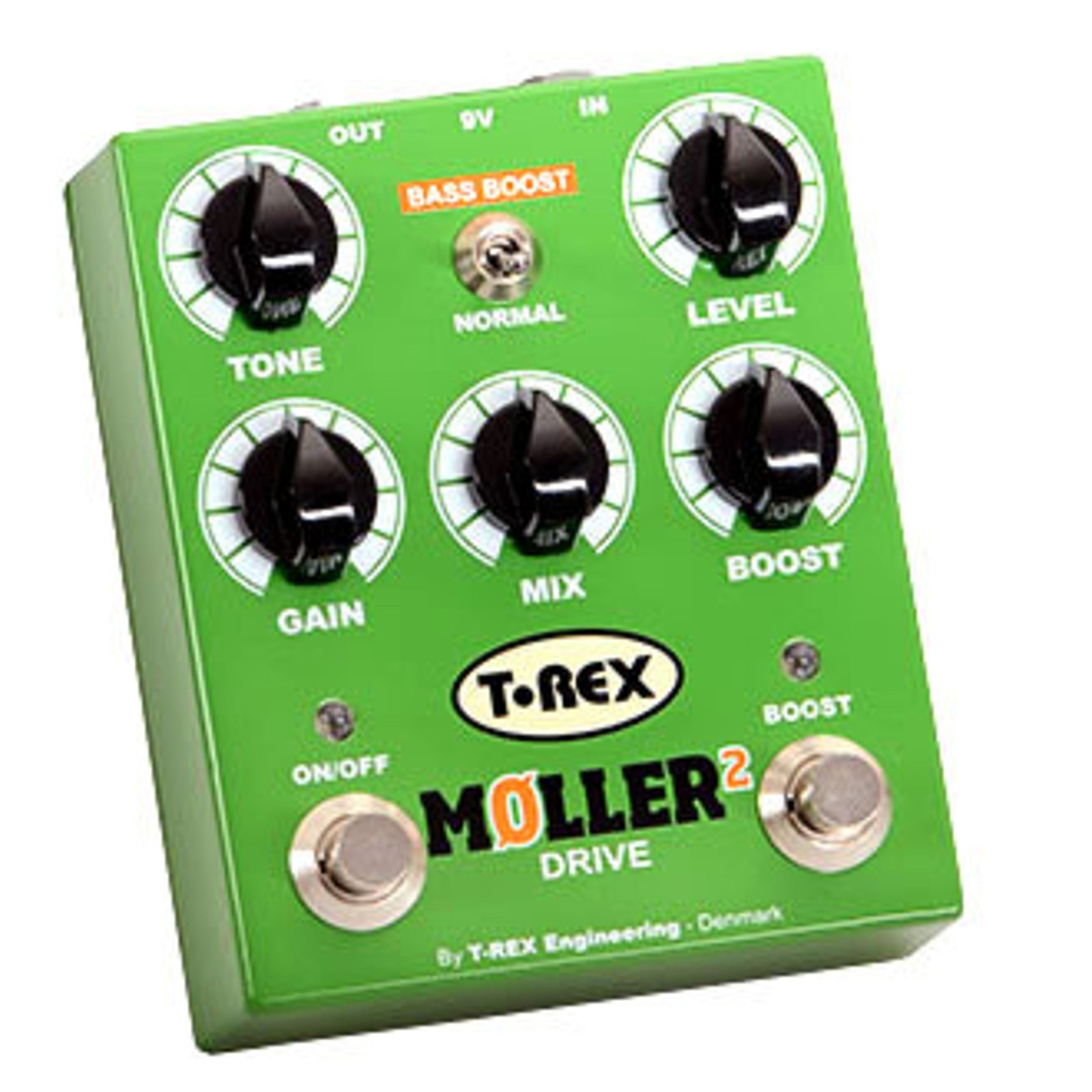 T-Rex Engineering MOLLER-2 Classic Overdrive and a Clean Signal (10034)