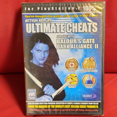 Sony Playstation 2 : Action Replay Ultimate Cheats Baldurs Gate Dark Alliance II