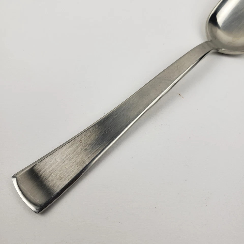 Cuchara de postre de té de azúcar Cromargan WMF 4 1/2" acero inoxidable satinado Alemania vintage MCM Foto 3 de 4