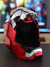 AUTOKING 1:1 Wearable JARVIS Voice Control Cosplay Iron Man MK5 Helmet Mask Gift