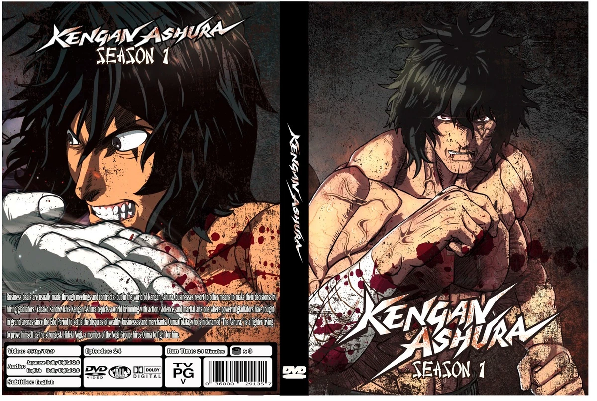 Kengan Ashura Anime Serie Season 1 Episodes 1 24 Dual Audio