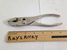 Kraeuter No. 16-6 6" Slip Joint Pliers With cutters VINTAGE made in USA