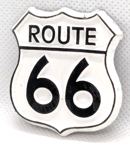 Vintage Route 66 Refrigerator Magnet Collectible Historic Rubber Travel Souvenir - Picture 2 of 8