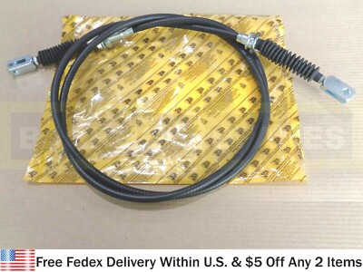 #ad JCB PARTS GENUINE JCB HAND BRAKE CABLE PART NO. 910 60074 $129.95