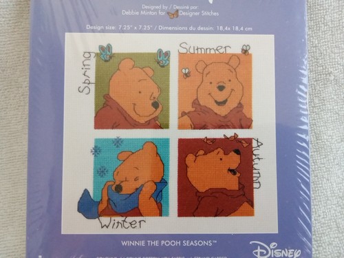 Disney Winnie The Pooh Seasons W-1133-55 Cross Stitch - Picture 2 of 5