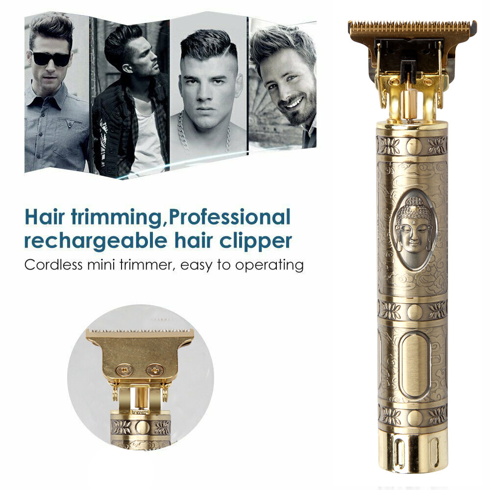 Professional Real Zero Gapped Cordless Clipper Electric Trimmer Wireless Hair US