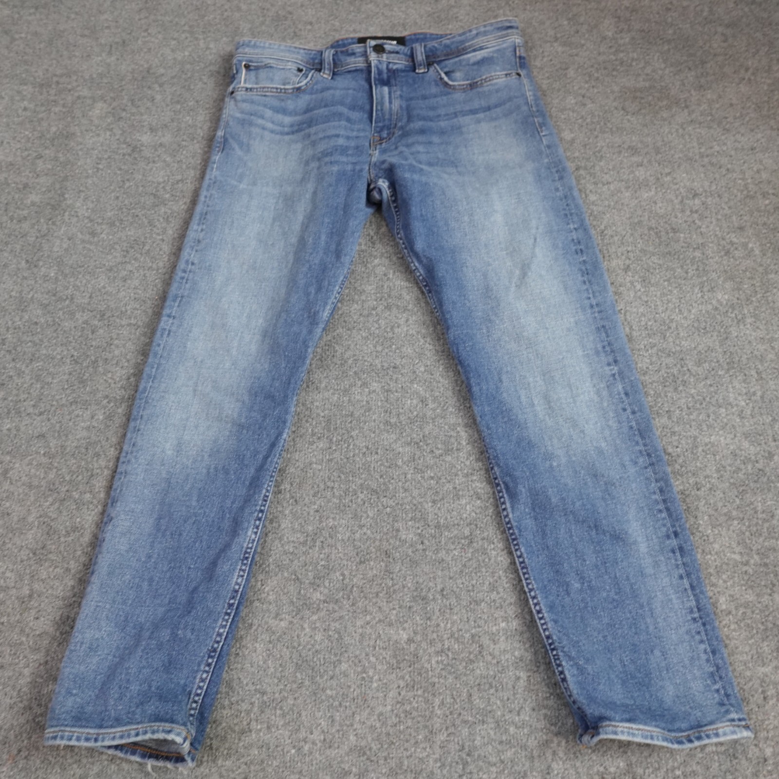 Revtown Mens Jeans 34x28 Blue Decade Denim Taper Cotton Linen Blend eBay
