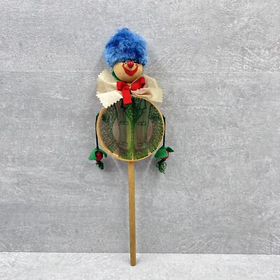 Vintage Handcrafted Monkey Drum Twist Spinning Double Sided Percussion Soldier
