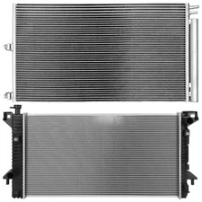 Radiator & AC Condenser Cooling Kit For 09-14 Ford Expedition 5.4L 330Cu. In. V8