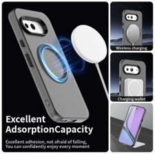 Impact Resistant Mag. TPU Phone Protective Case Soft Touch Fits Google Pixel 9A