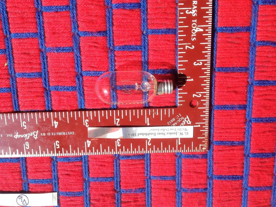 T8 industrial indicator LIGHT BULB 15w fits Conair make-up mirror Zadro E12 base - Image 2 of 3