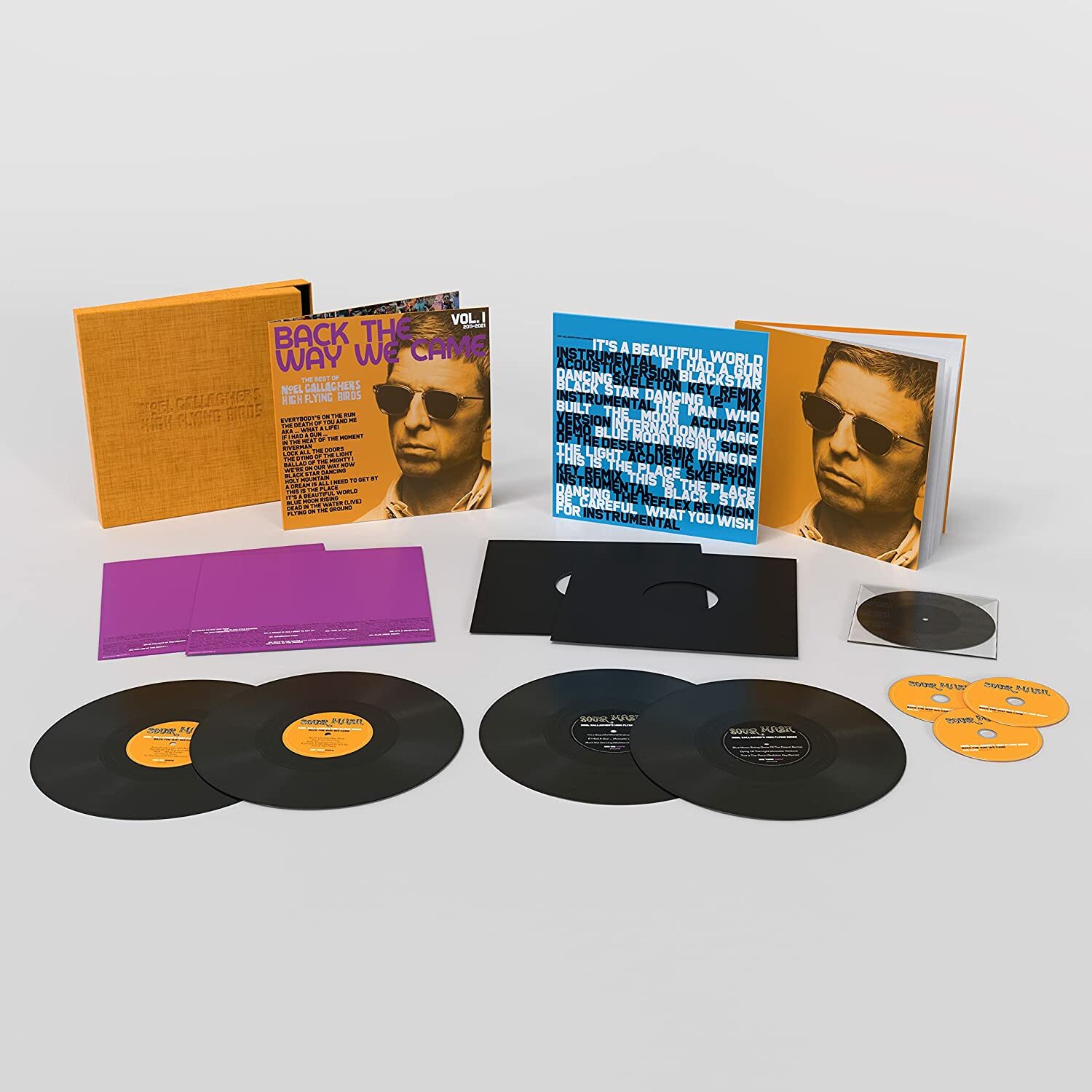Gallagher's Noel High Flying Birds Back The Way We Came Vol.1 Box 4Lp+3Cd+1x7"
