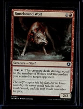 Runebound Wolf - 168 - Foil - INR - NM - MTG Magic the Gathering