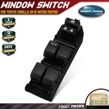 Front Driver Power Window Switch For Toyota Corolla 09-13 Matrix Pontiac Scion Front Driver Power Window Switch For Toyota Corolla 09-13 Matrix Pontiac Scion