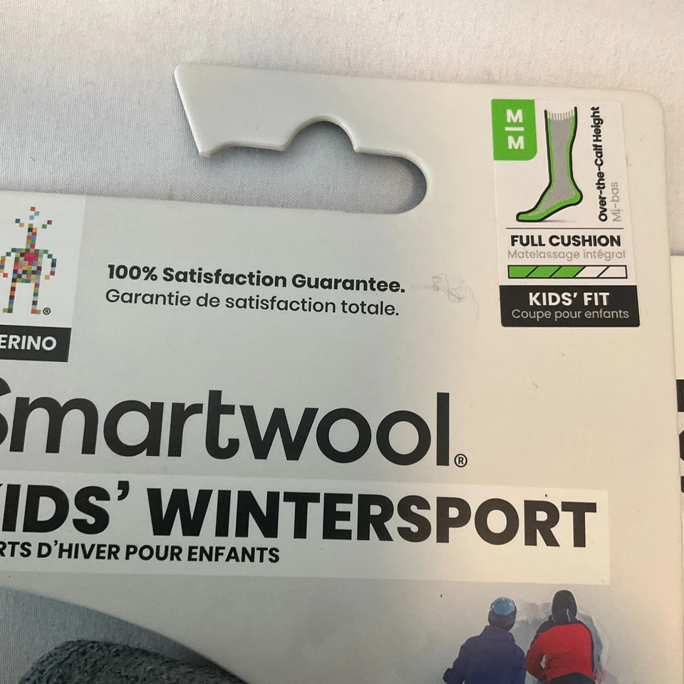 Smartwool Calcetines Deportes de Invierno Niños Talla M Multicolor Cojín Completo 2 Pares Foto 4 de 4