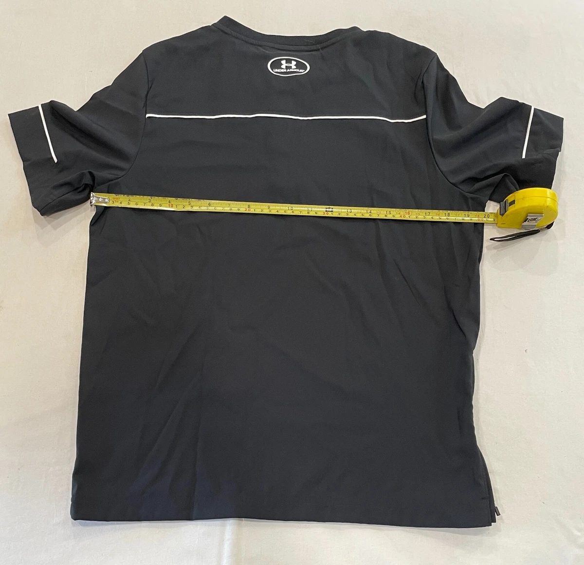 Under Armour Baseball 1 4 Zip Black Pullover Cage Short Sleeve
