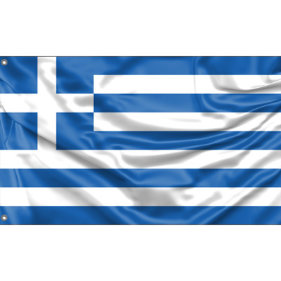 Greece Flag Unique Design, 3x5 Ft / 90x150 cm, EU Made