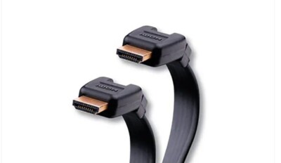 Acoustic Research High Performance Flat Digital Audio/Video HDMI Cable 12ft Gray