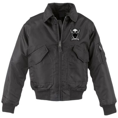 CWU Bomberjacke mit Kragen Respect Loyalty Biker Gang La Familia FCK  criminal