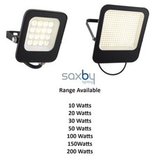 Saxby Guard Range of PIR LED Floodlights, 10W, 20W, 30W, 50W, 100W, 150W