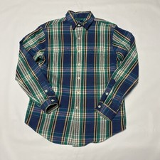 Vintage 90s POLO Ralph Lauren Outfitters Heavyweight Plaid Flannel Shirt M 92 94