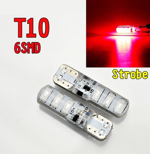 Parking Light T10 W5W 168 194 2825 12961 Strobe 6SMD LED Bulb K1 For Mini K - Picture 3 of 19