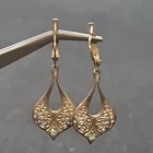 Vintage Russian Soviet Earrings   Silver 925 Women's Jewelry earrings