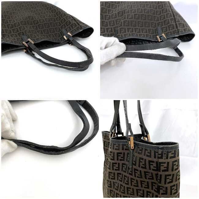 Fendi tote bag ec-21843 brown black zucchino 36778BH006019 Good