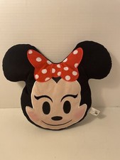 Disney 11 Tall Minnie Mouse Emoji Plush Pillow