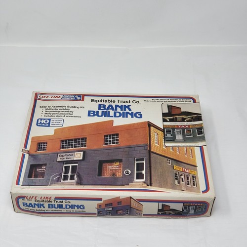 Kit modelo de construcción de banco Life-Like Equitable Trust Co. escala 01381 Ho | Zustand: Used
