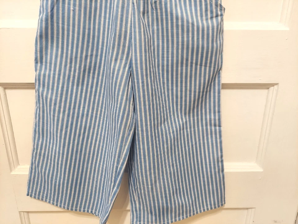 LUCKY BRAND NIÑA TALLA PEQUEÑA AZUL RAYAS MONO MAMELUCO CULOTTE Foto 4 de 4