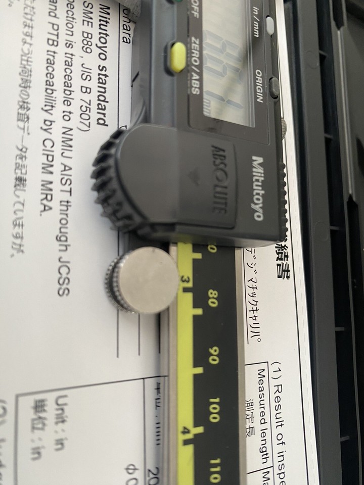 MITUTOYO VERNIER CALIPER 150MM/6" GAUGE ABSOLUTE DIGIMATIC eBay