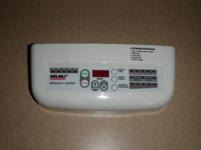 Control Panel for Welbilt Bread Machine Model ABM7100