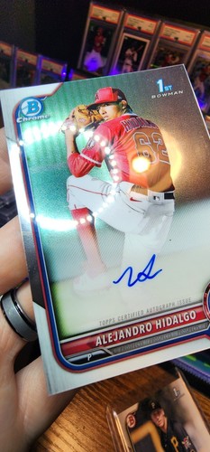 Alejandro Hidalgo 2022 1st Bowman Chrome Auto Angels - 第 6/9 張圖片