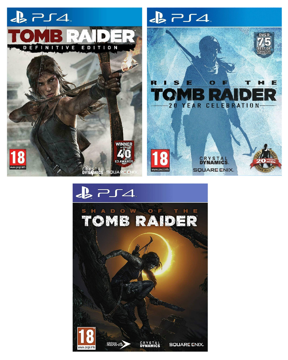 Tomb Raider Trilogy PS4 Playstation 4 Brand New